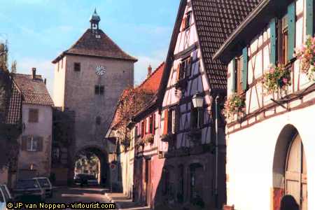 Alsace, Turckheim, city gate