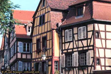 Alsace, Colmar, coloured houses