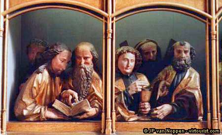 Alsace, Colmar, Issenheim Retable, foot